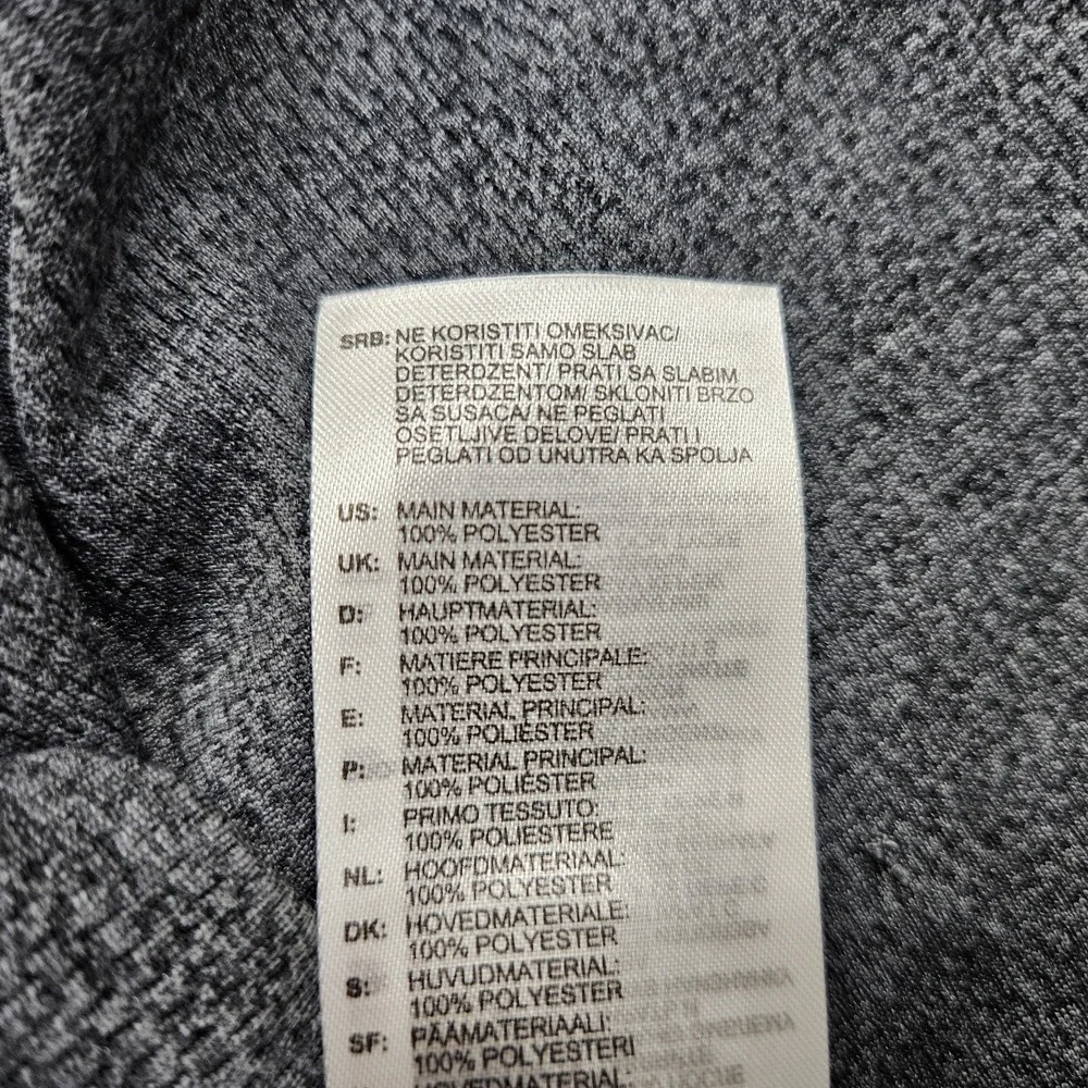 Adidas Heavy Knit Athletic T Shirt Mens Medium Charcoal Gray Raglan Sleeve